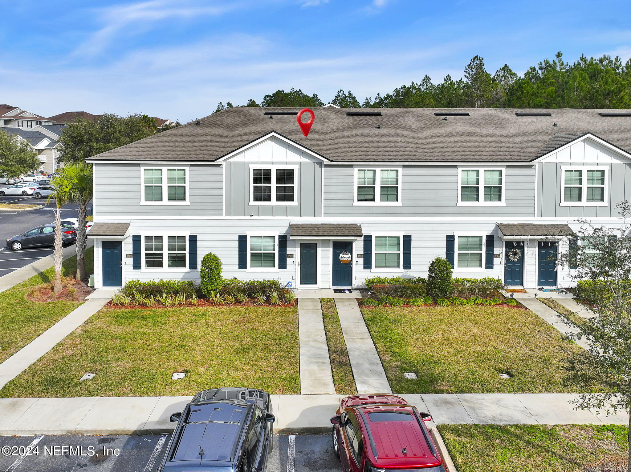 front view of house with a yard