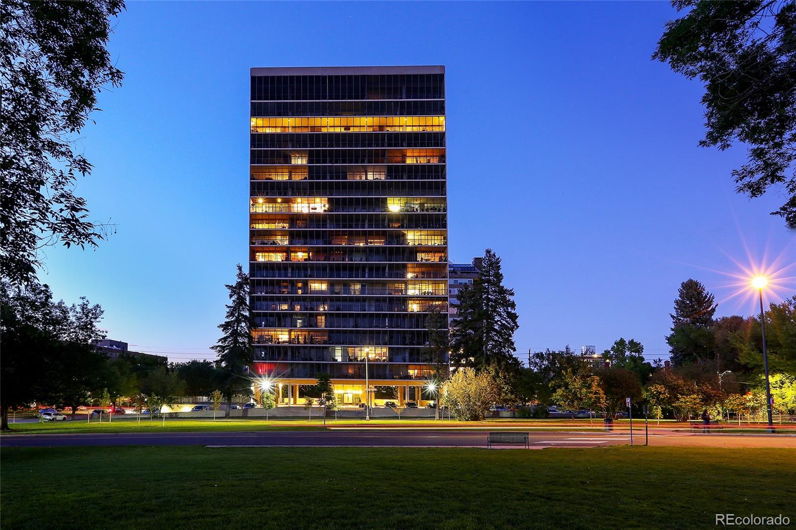 a view of building with outdoor space