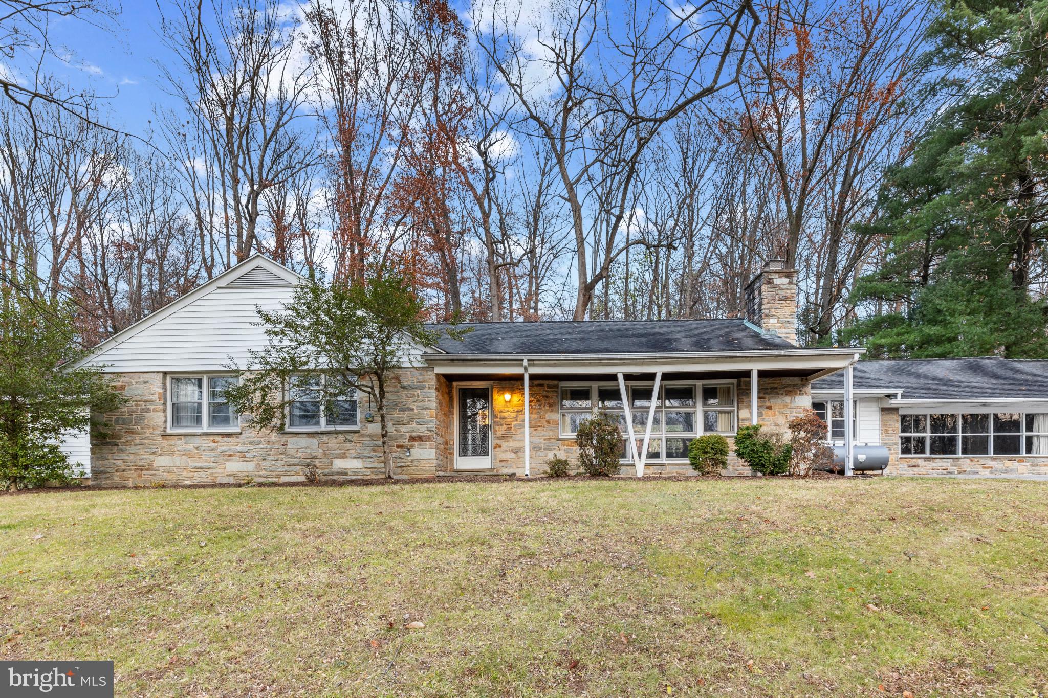 front view of house with a yard