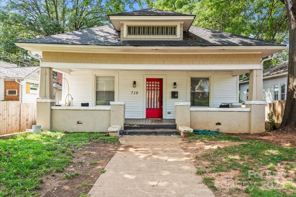 a view of a house with a porch