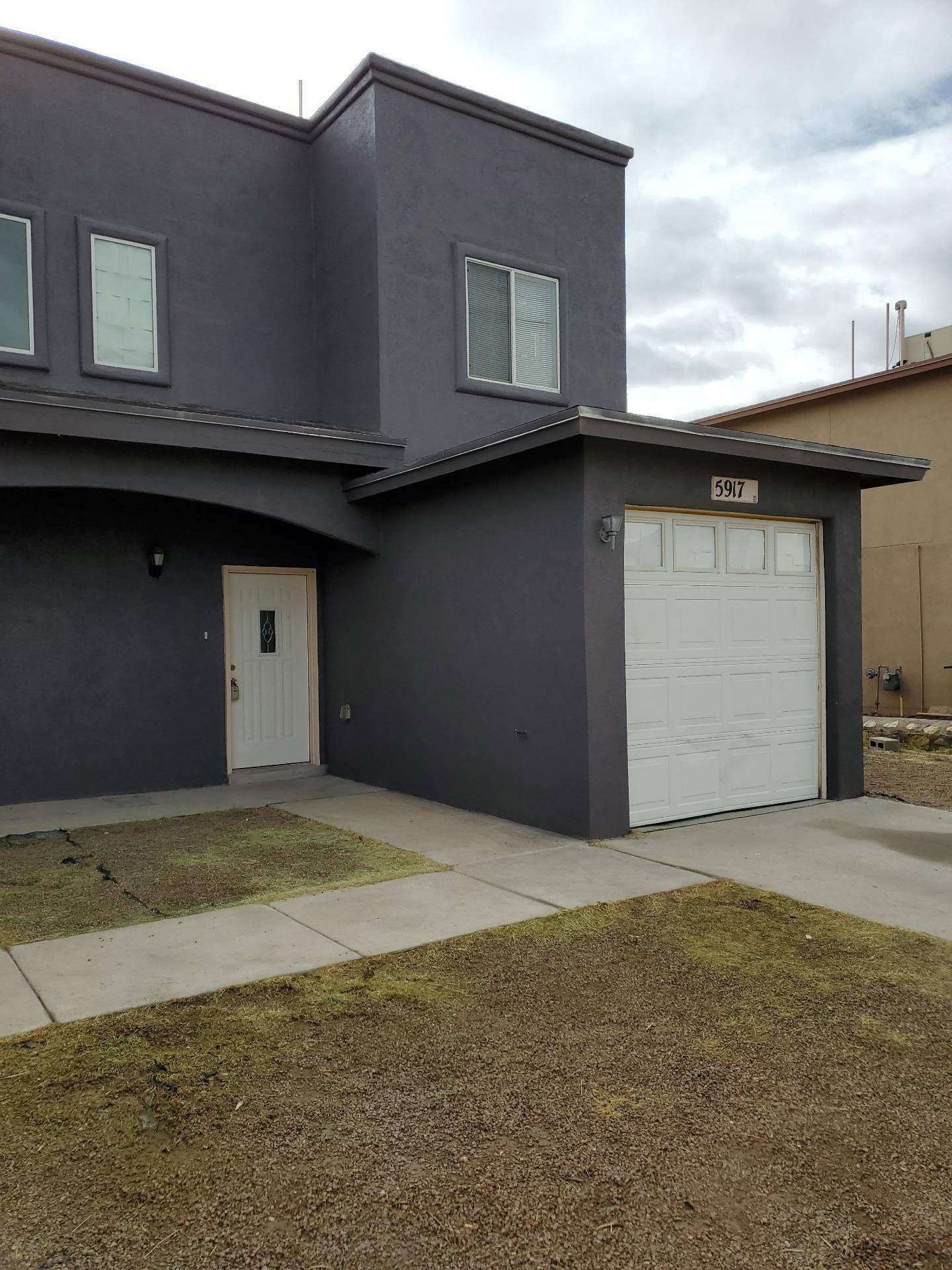 a house with front door