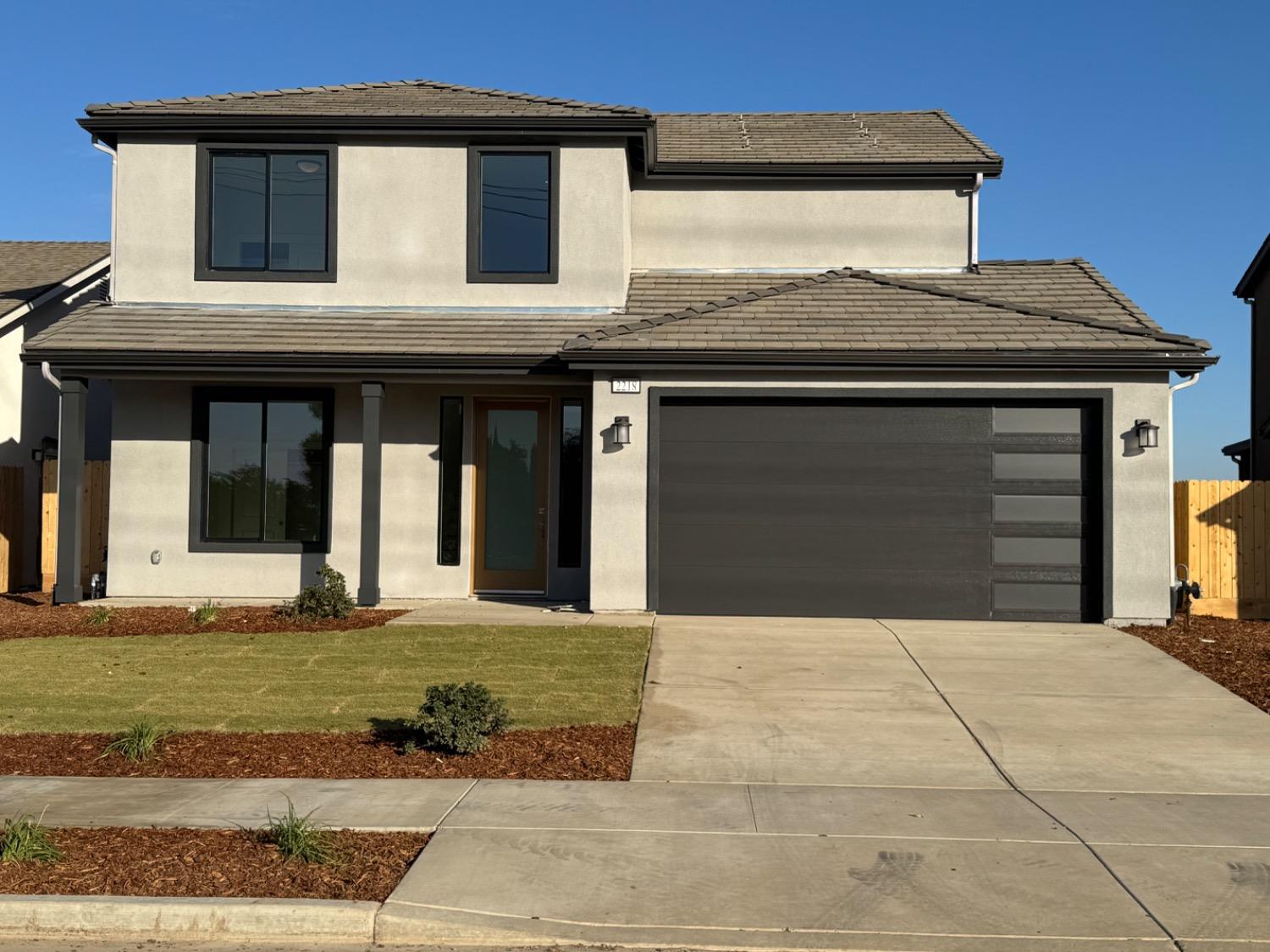 a house view with a outdoor space