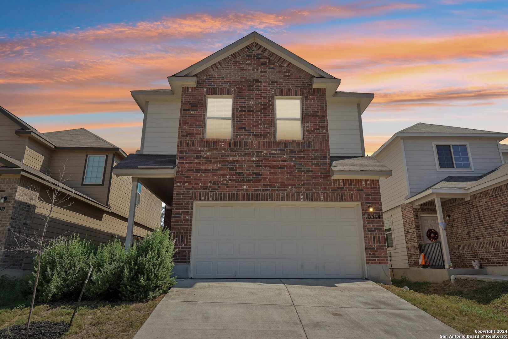 front view of a house