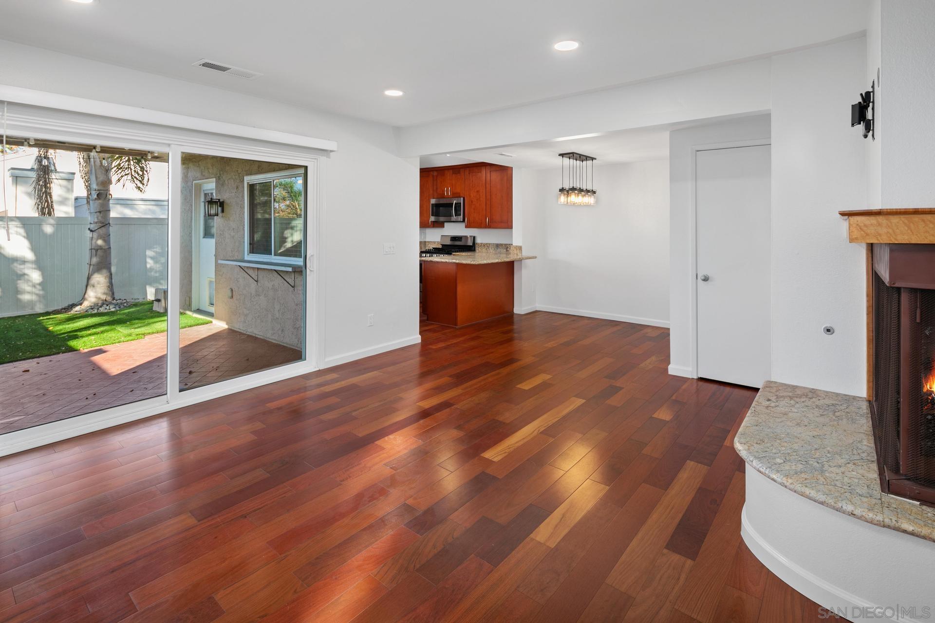 a view of a living room