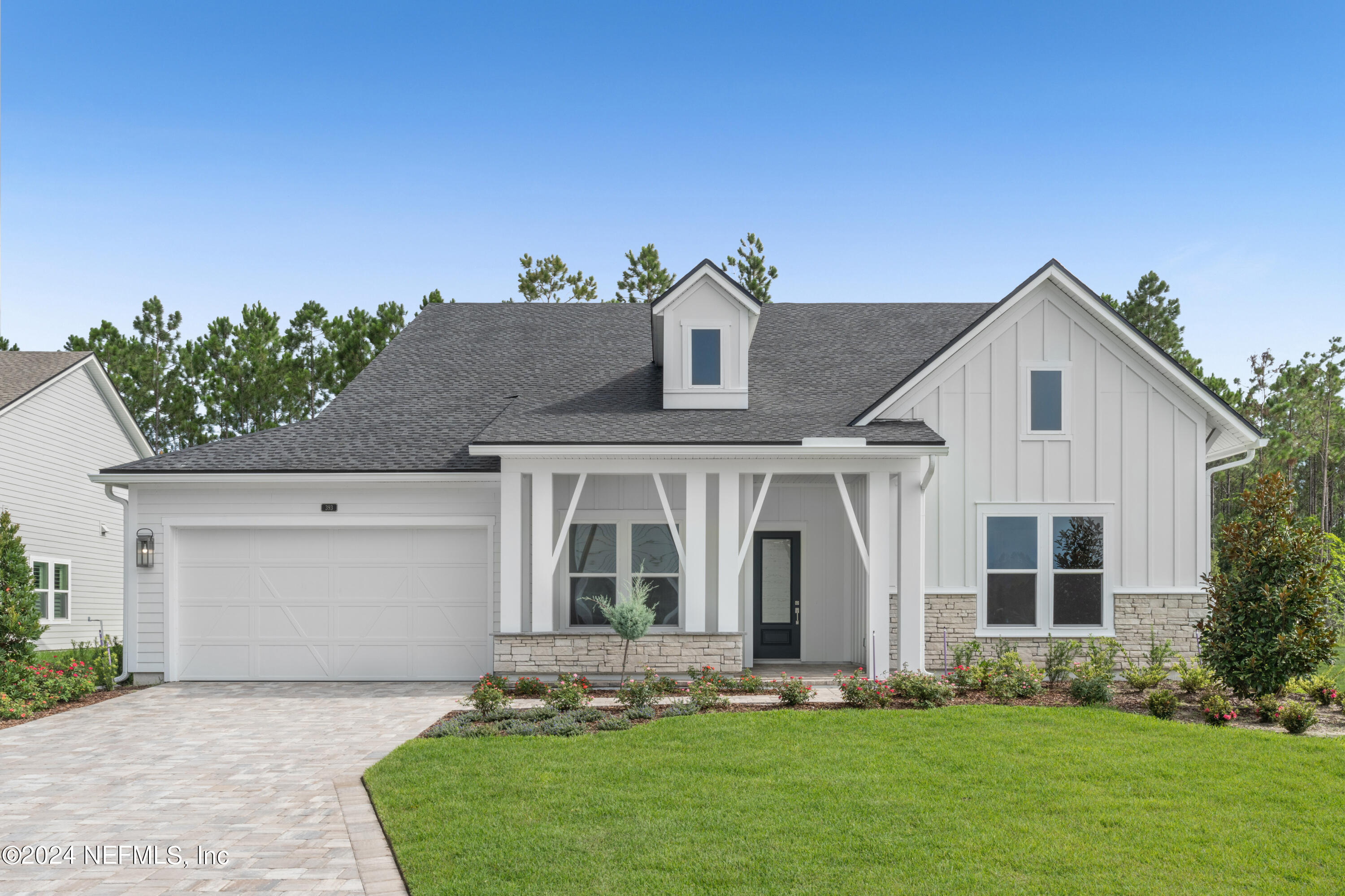 a front view of house with yard