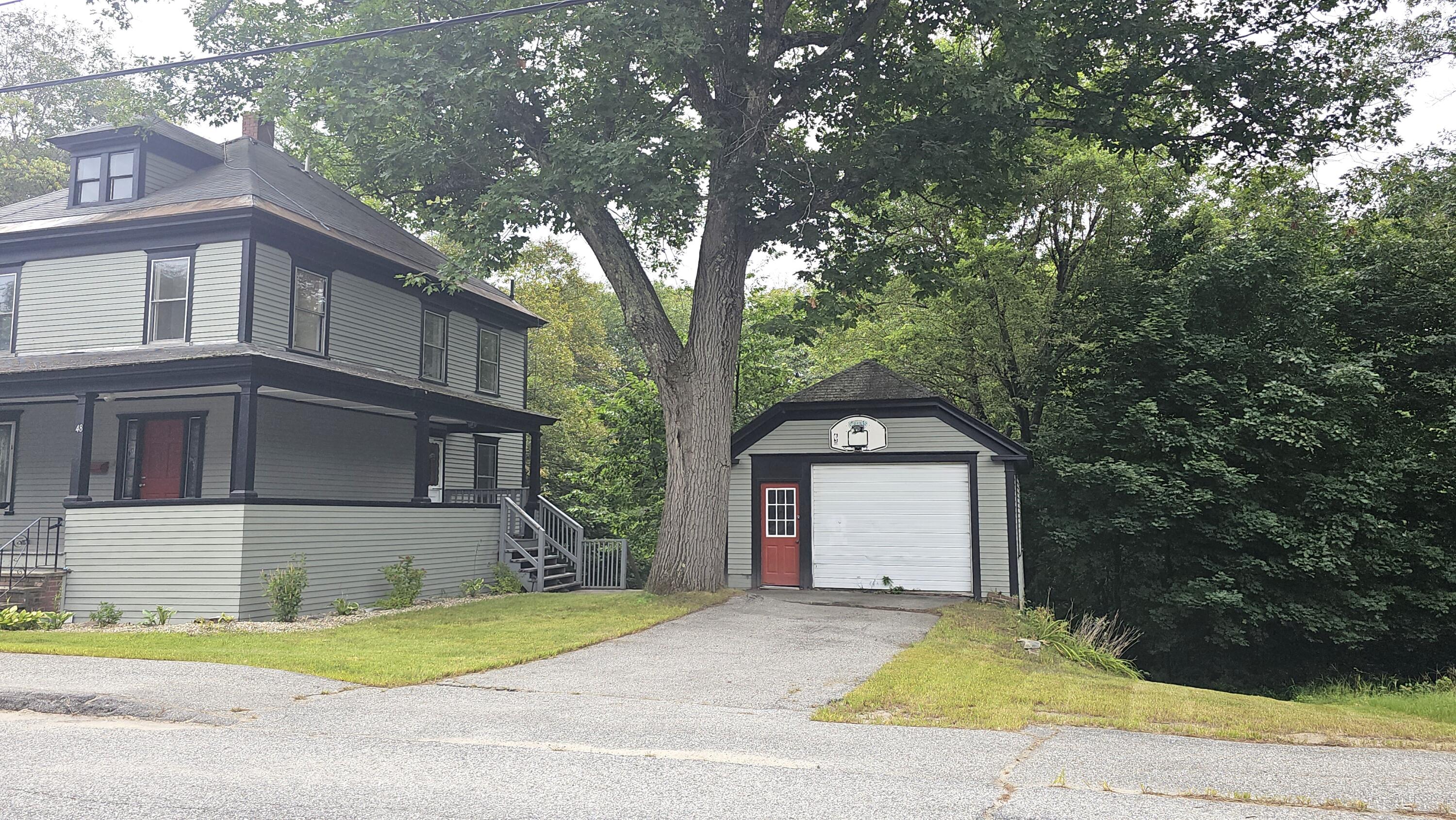 front with garage