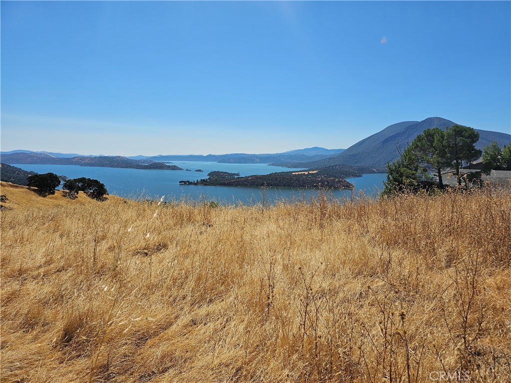 a view of lake and mountain