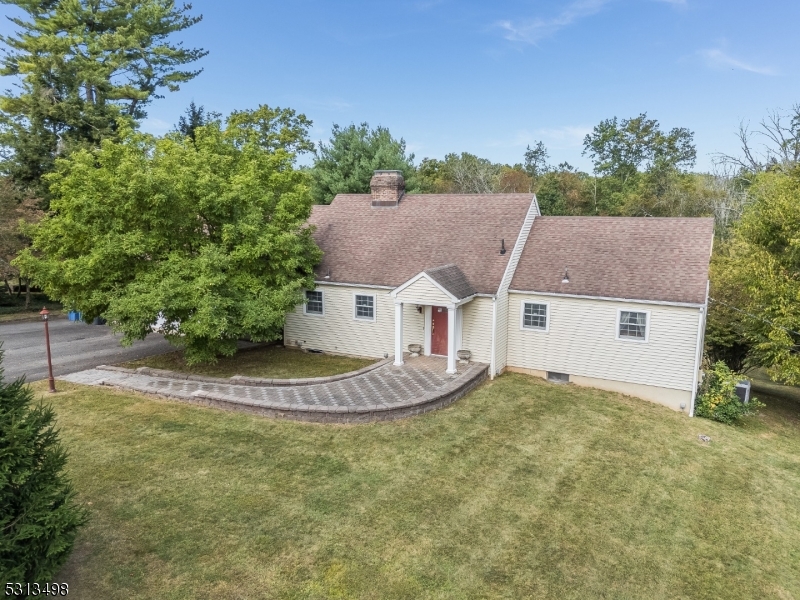 a aerial view of a house