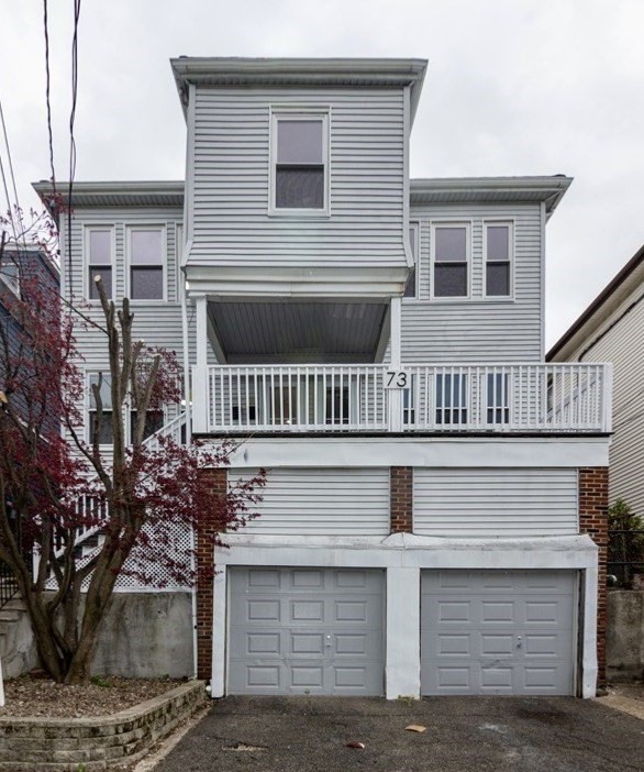 a view of front door of house