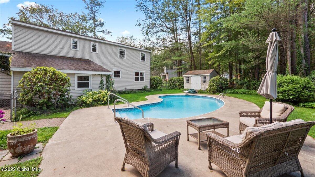 Backyard with Pool