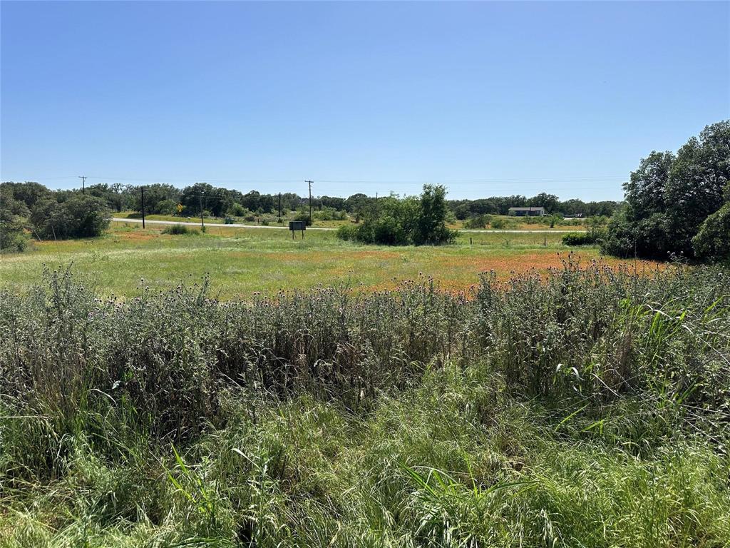 a view of lake with green space