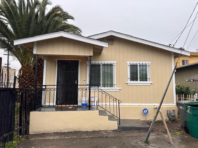 a front view of a house with garage