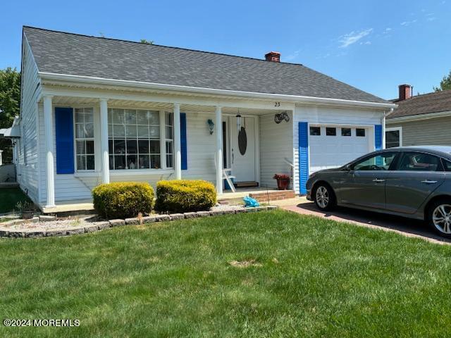 a view of a house with a patio