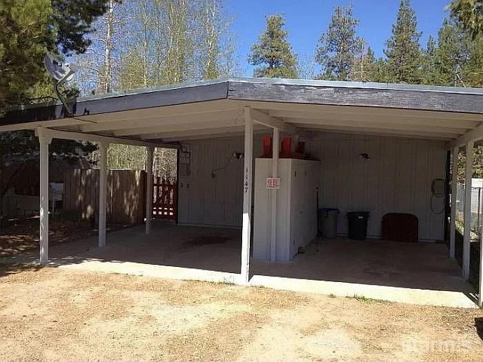 a view of a house with a outdoor space