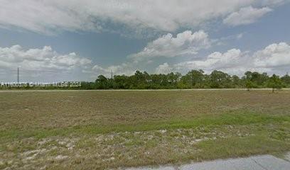 a view of a lake from a yard