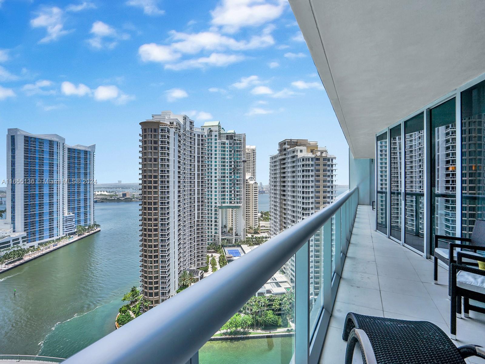 a view of balcony with city view