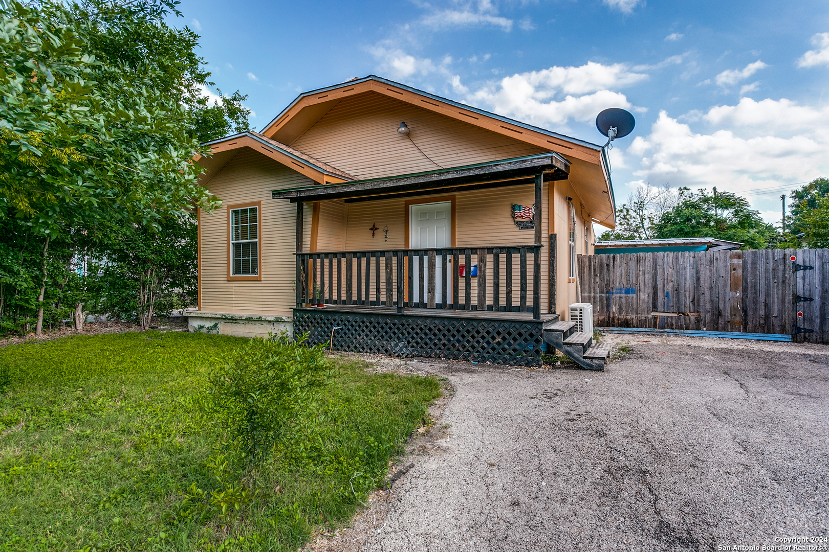 a front view of a house having yard