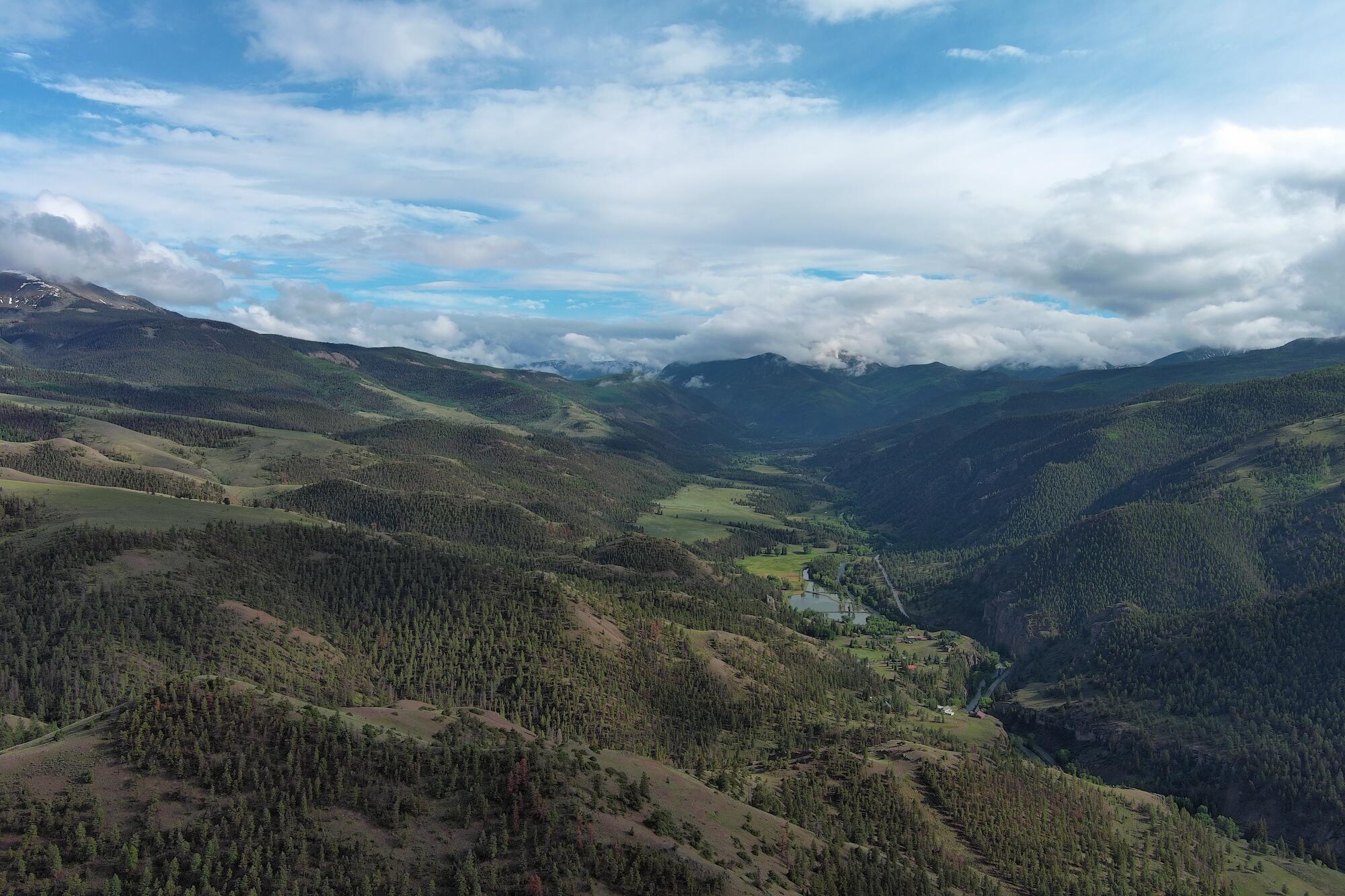 a view of outdoor space and mountain