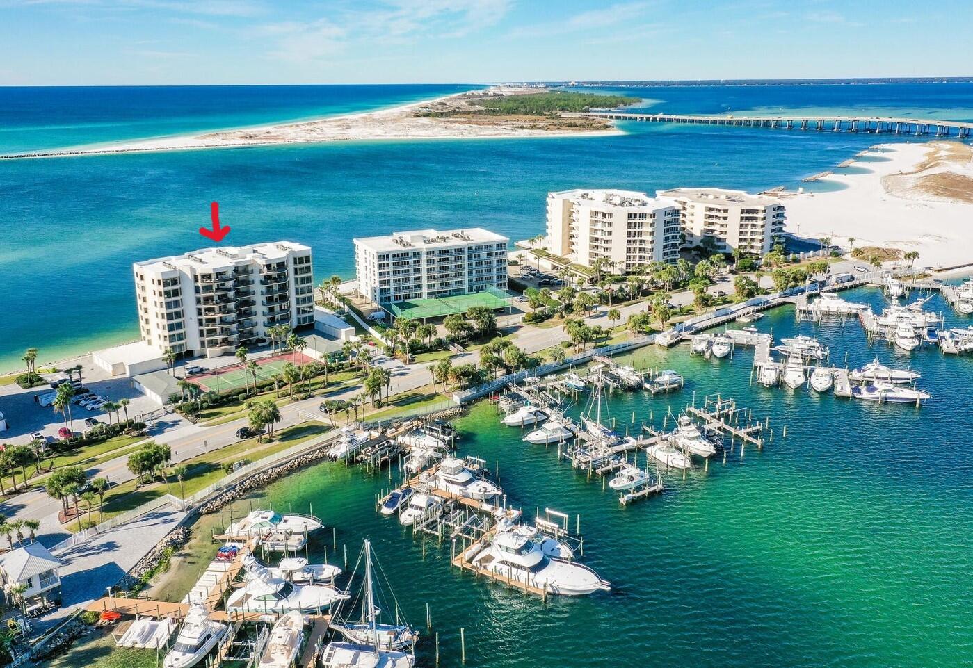 a view of ocean with city