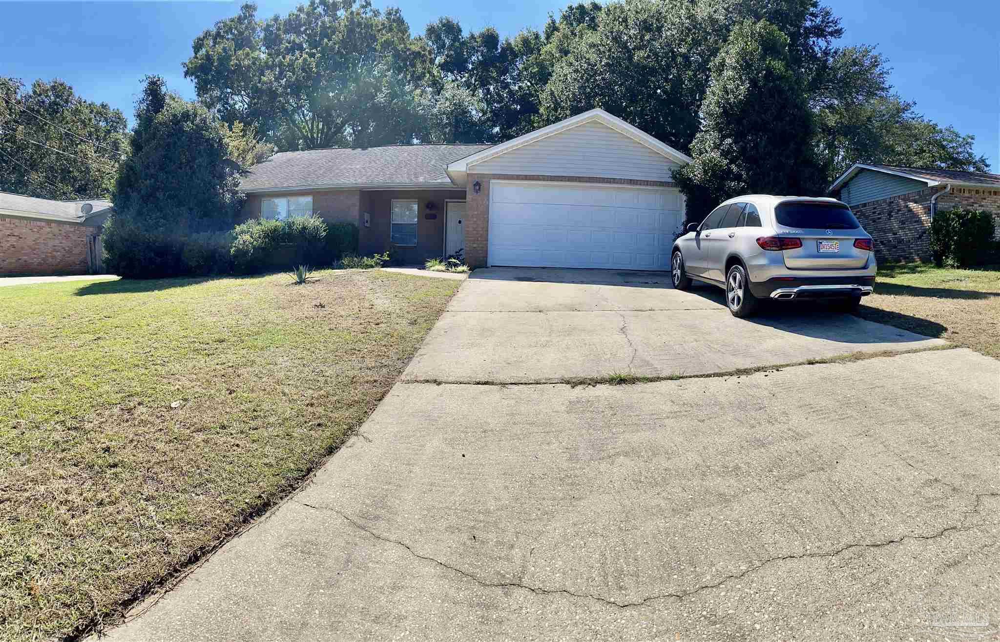 a house with a yard