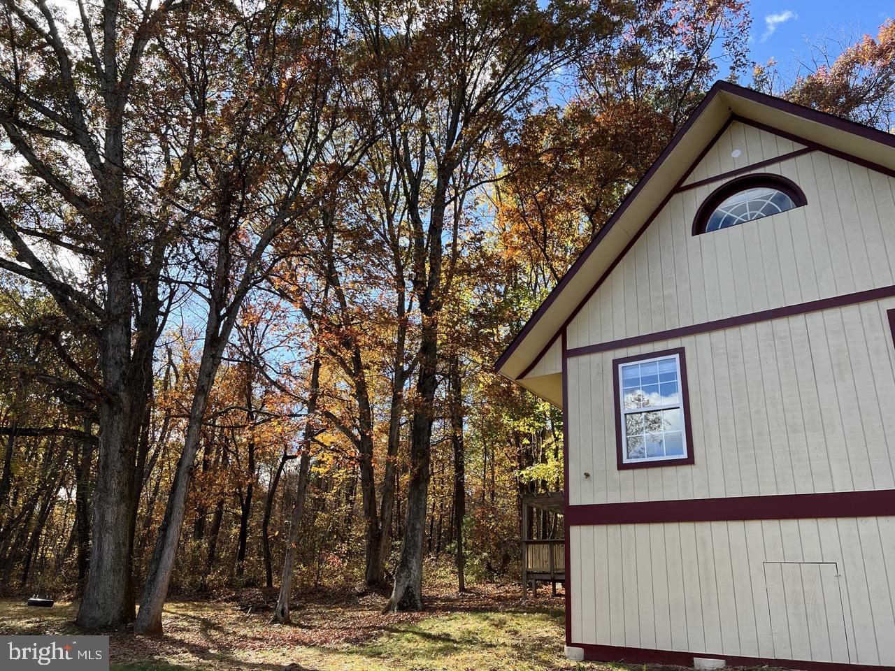 a view of a house with a large tree