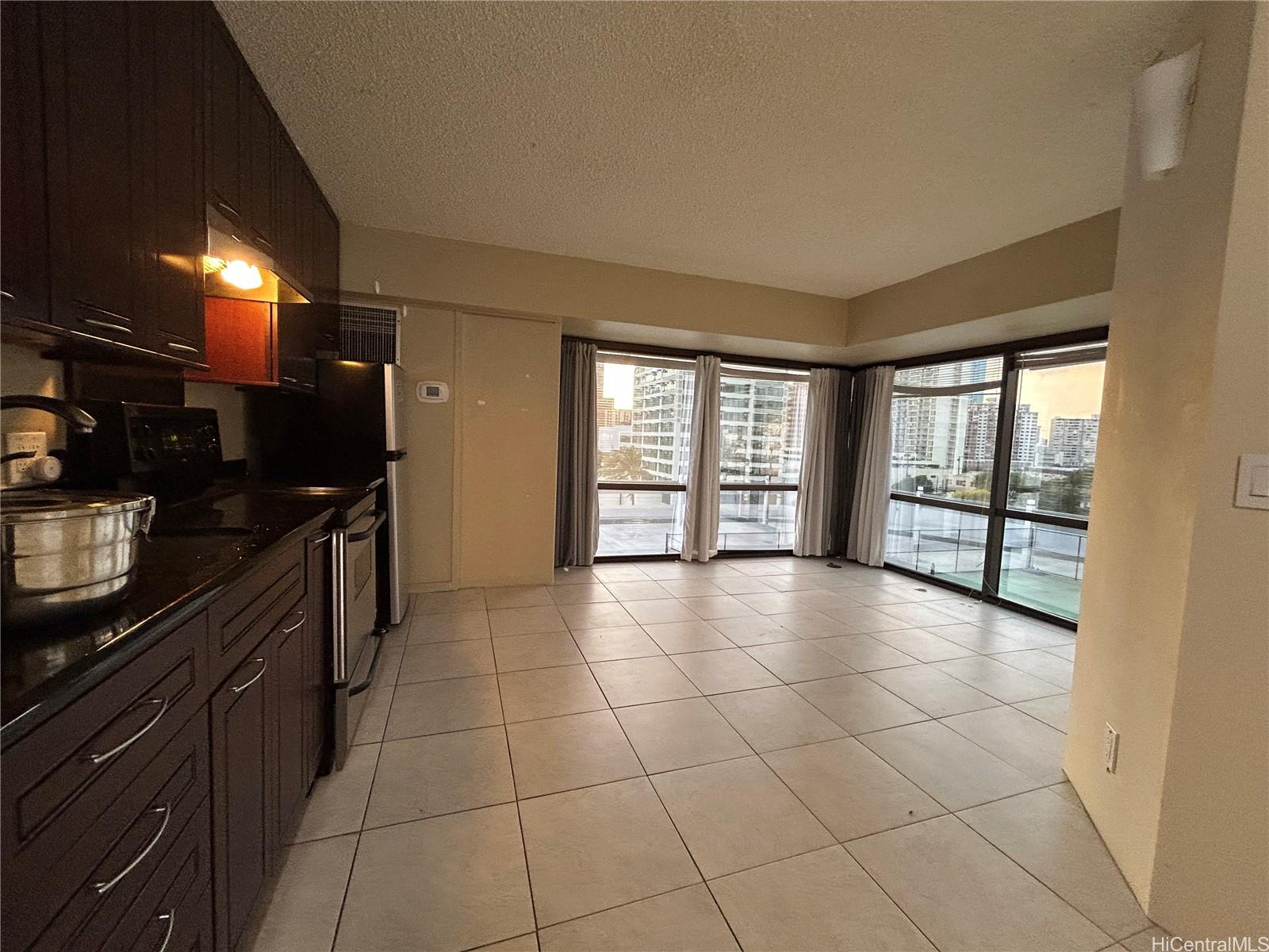 View of Living area and kitchen