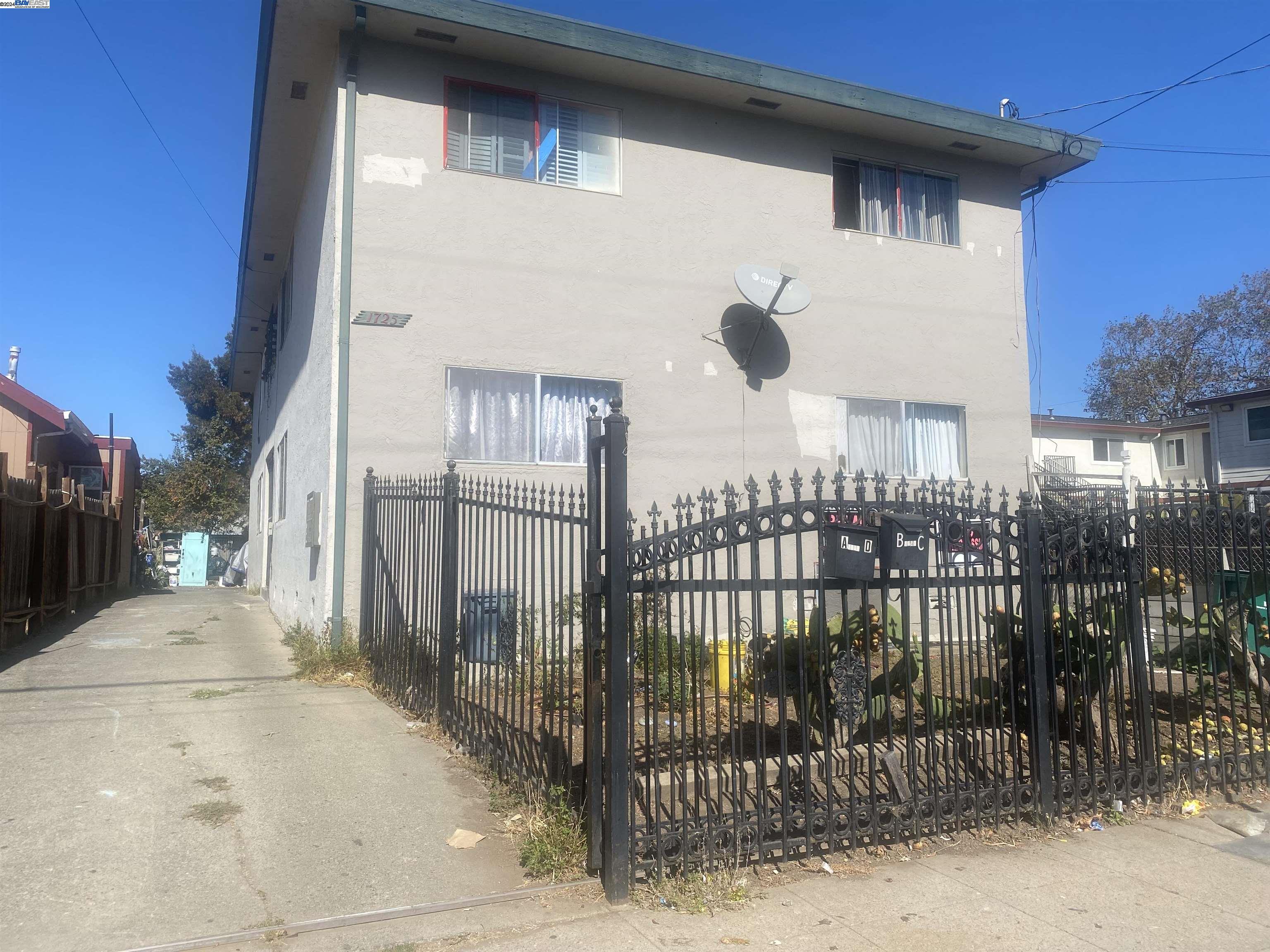 a view of a house with a outdoor space