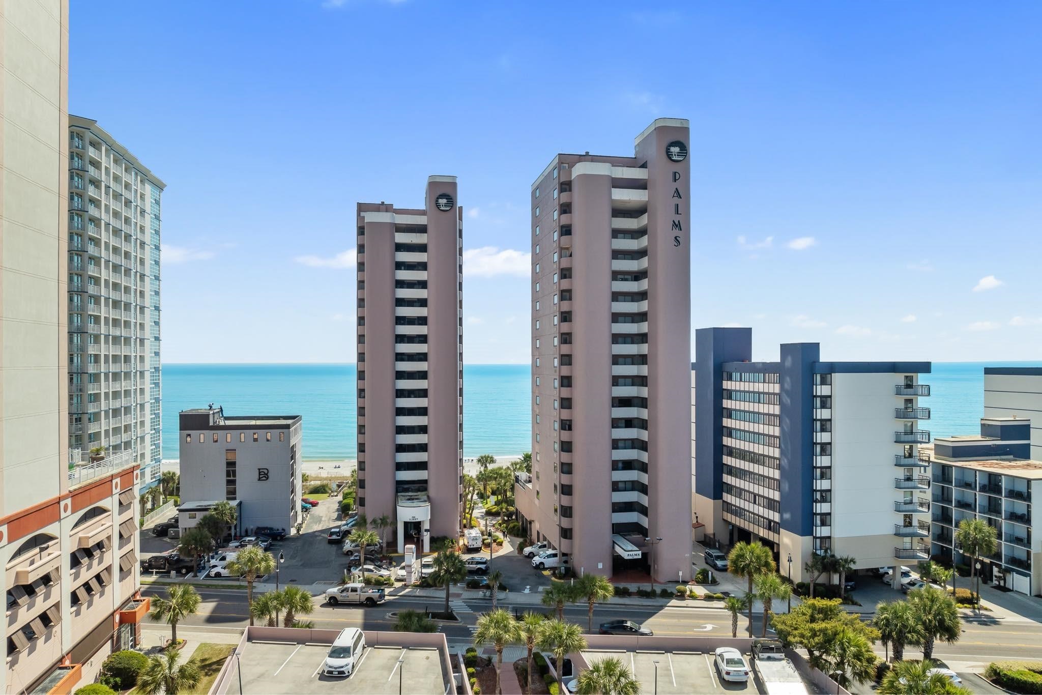 Exterior space with a water view