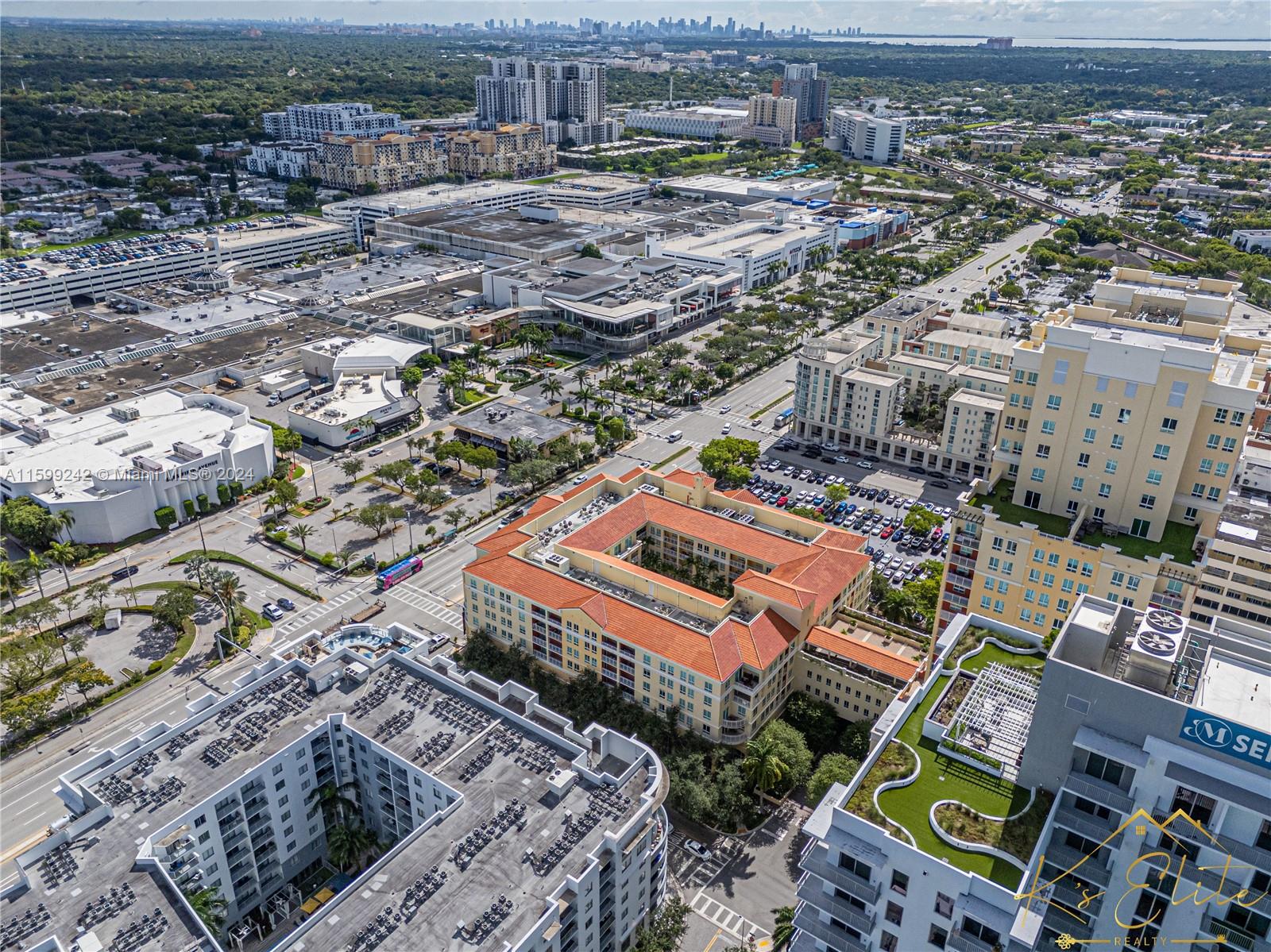 an aerial view of a city with lots of residential buildings