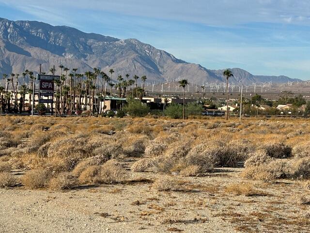 a view of a town with big houses