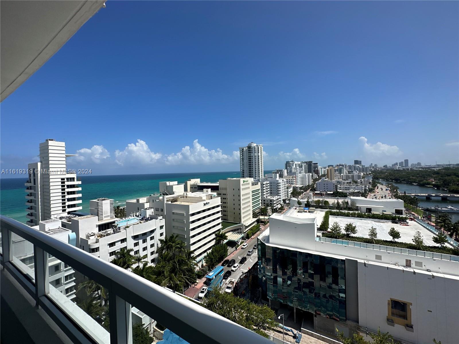 a city view from a balcony