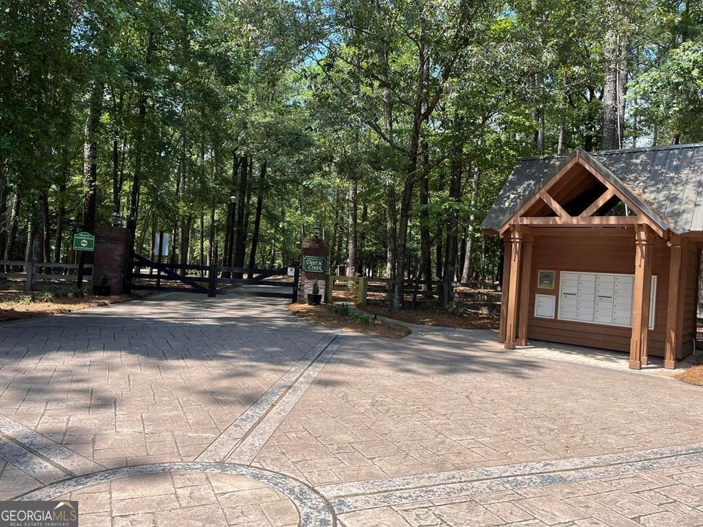 a view of outdoor space with seating area