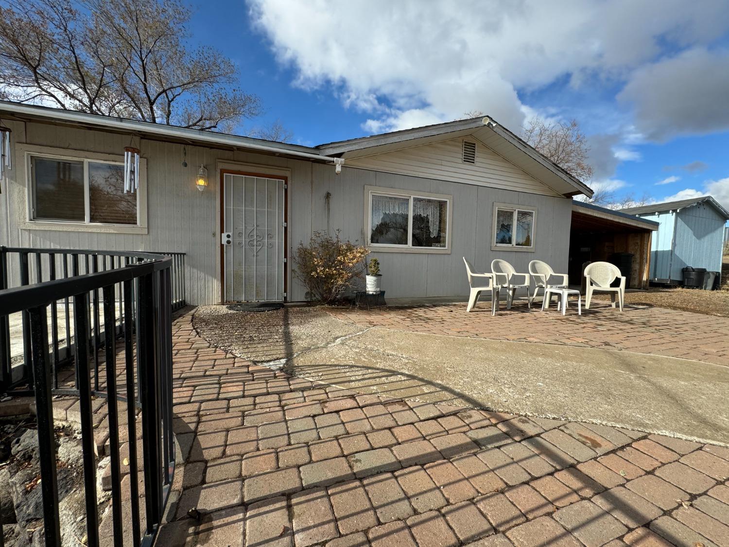 a front view of house with yard