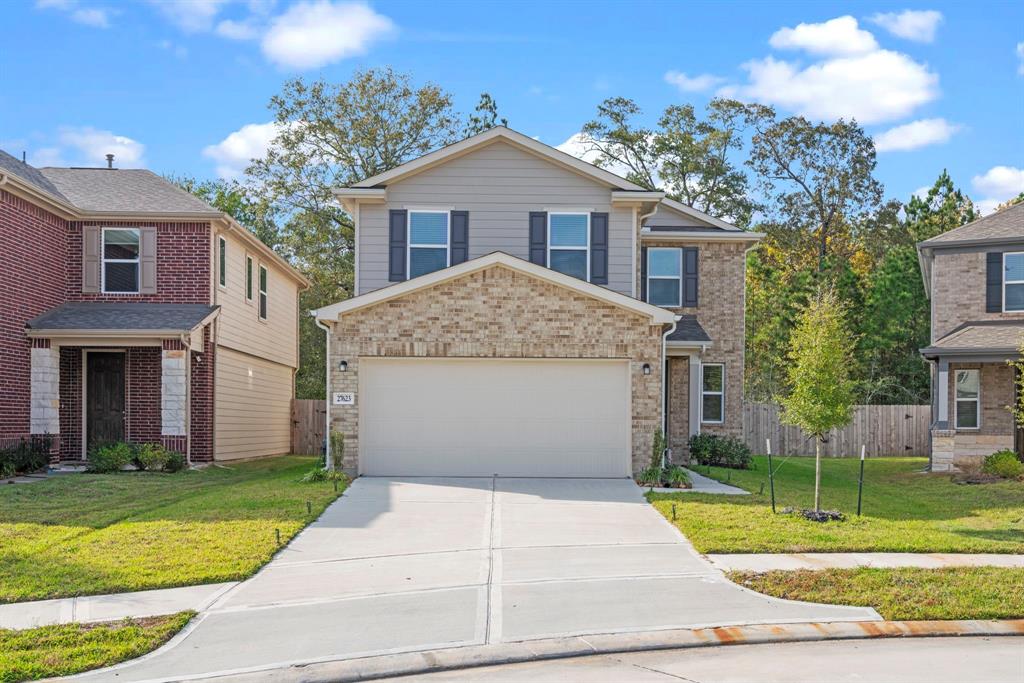 Welcome to your new home at 27623 Bello Bend Ln. Like New (Bearly lived in) KB home in Creekside Court in Magnolia TX.