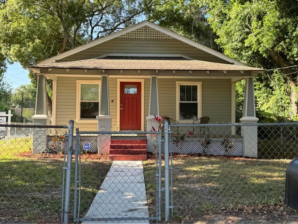 front view of house with a yard