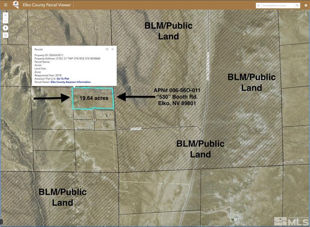 Elko County Gis Map 530 Booth Road, Elko, Nv 89801 | Compass