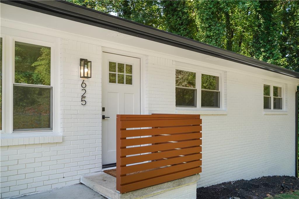 a view of outdoor space and deck