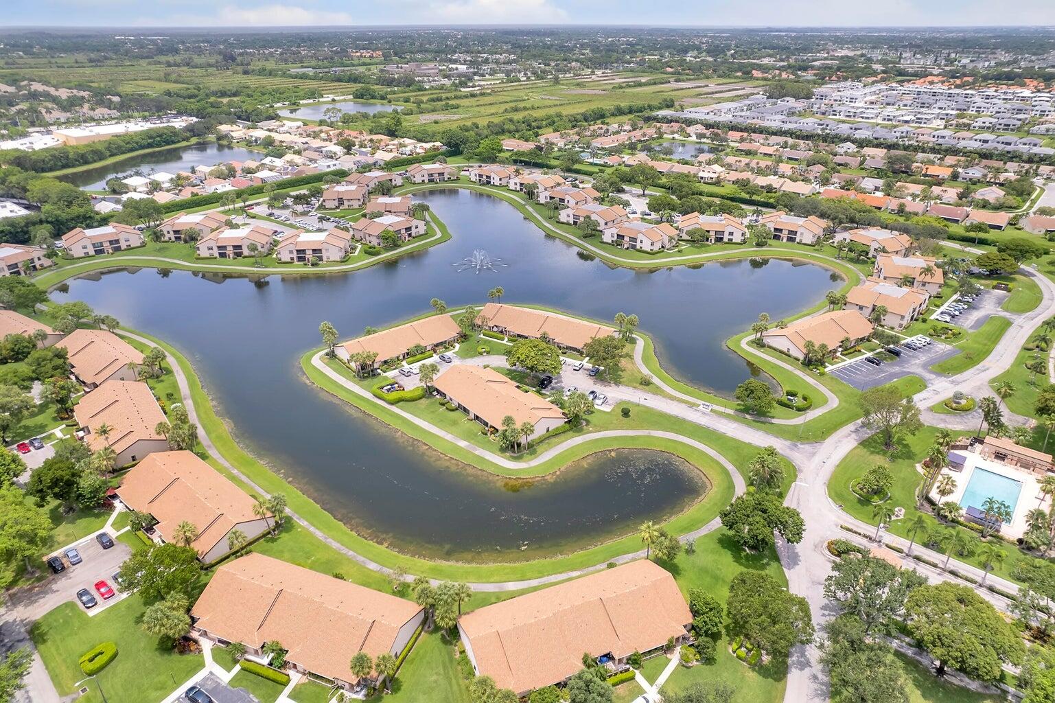 an aerial view of ocean residential houses with outdoor space