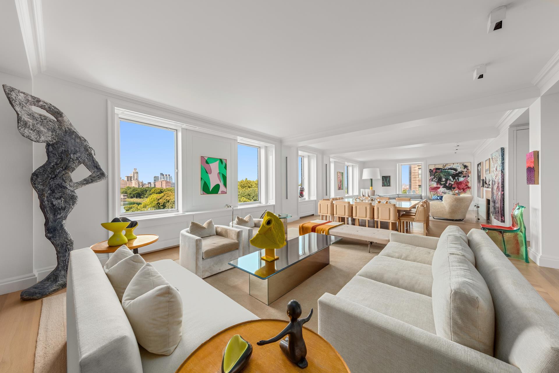 a living room with furniture or couch and a window