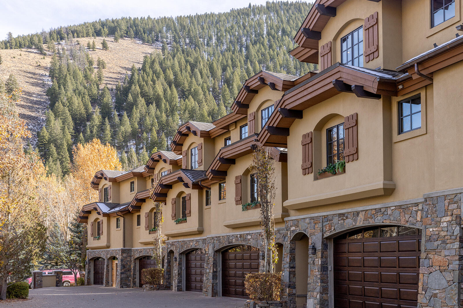 Private garage, base of Baldy