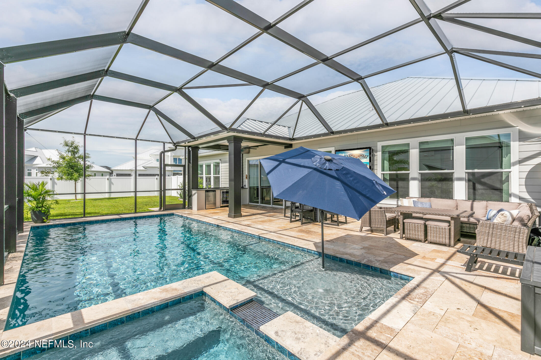 Pool with Screen Enclosure