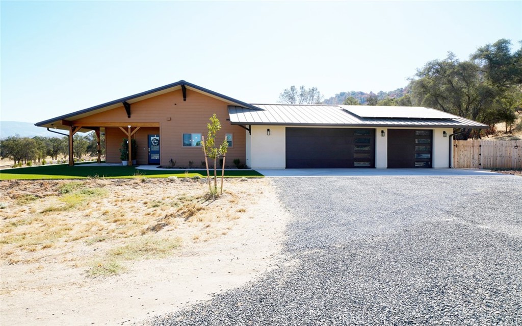 a front view of house with yard