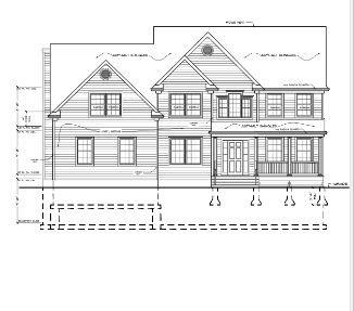 Proposed colonial which is subject to change-front view