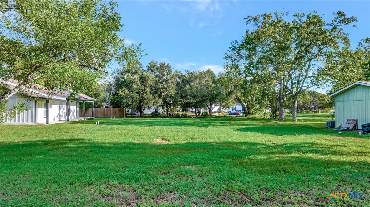 a huge green field with lots of trees