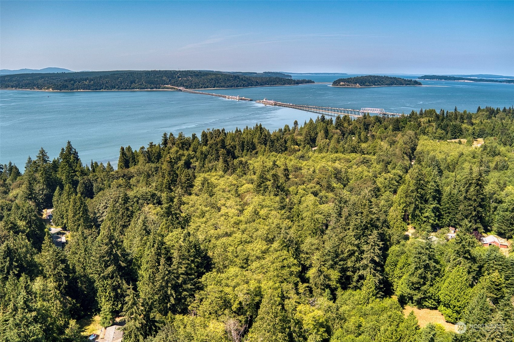 a view of an ocean and beach