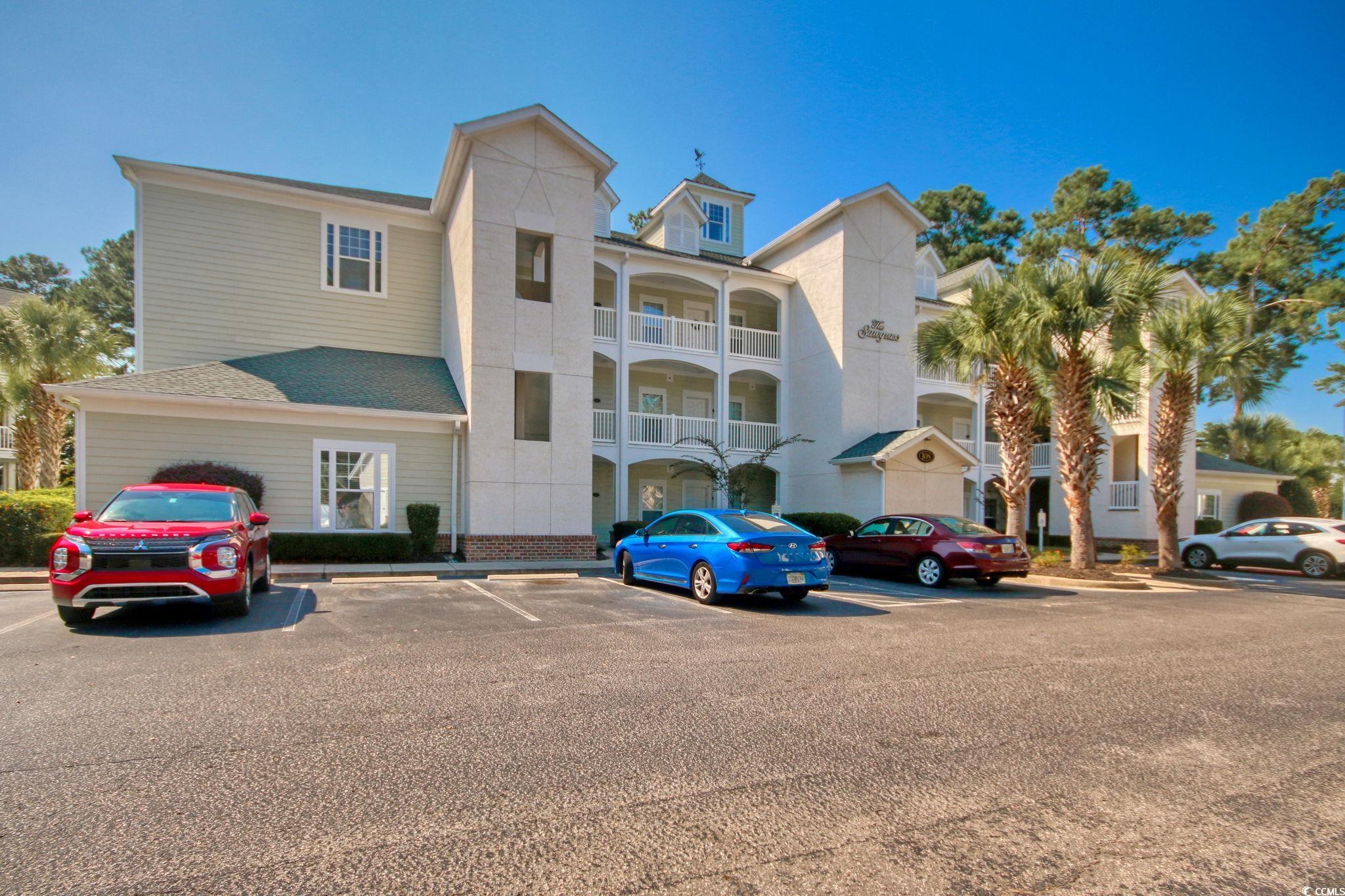 Exterior space with a balcony