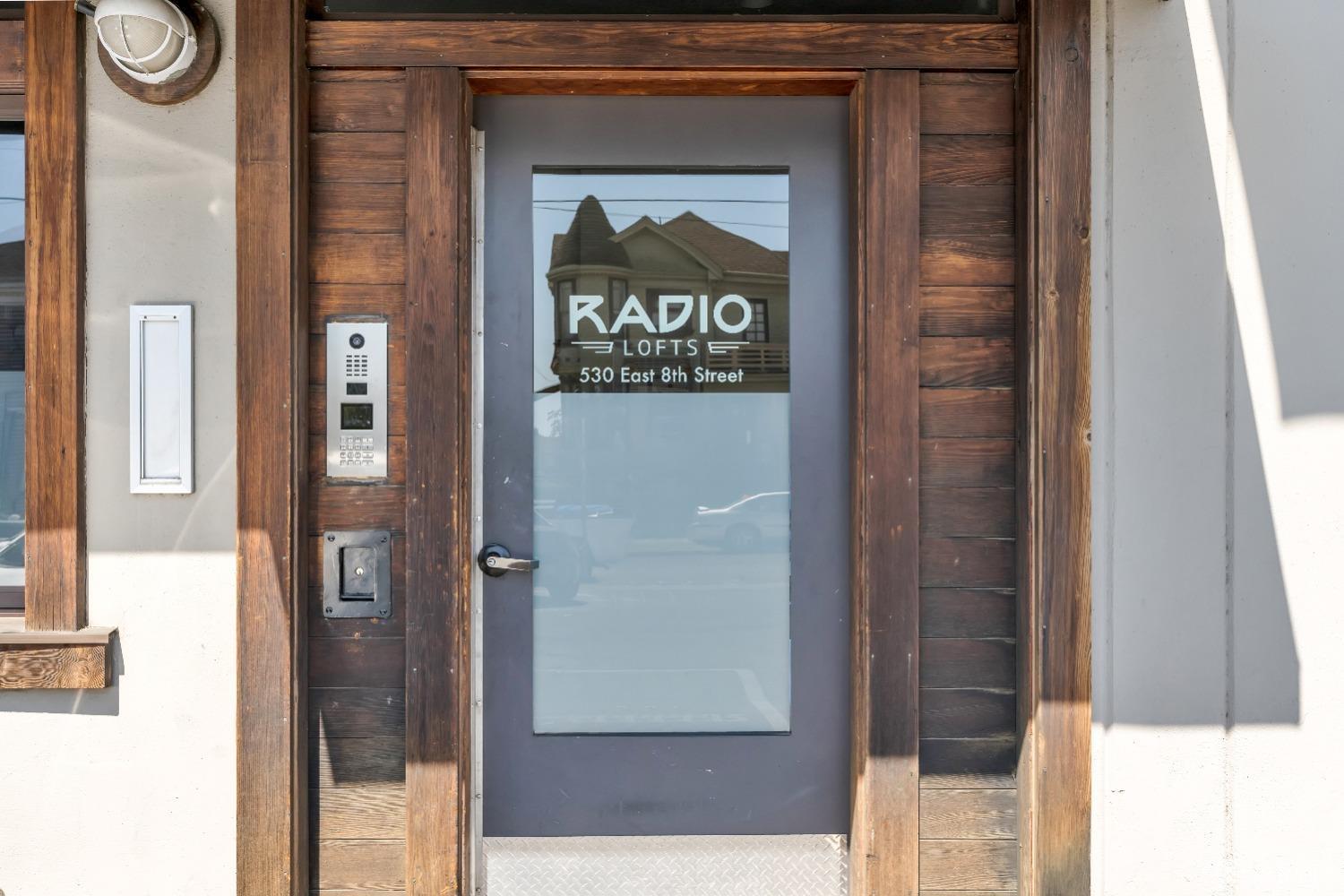 a view of a entryway door