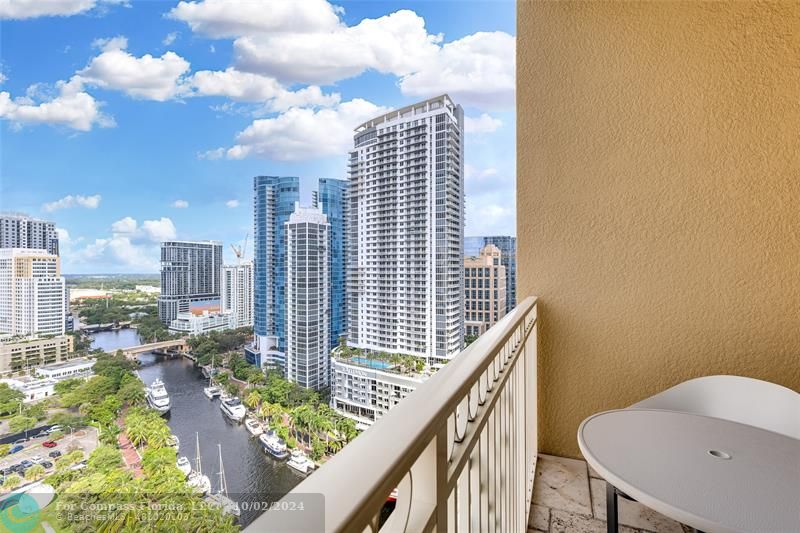 a view of balcony with outdoor space