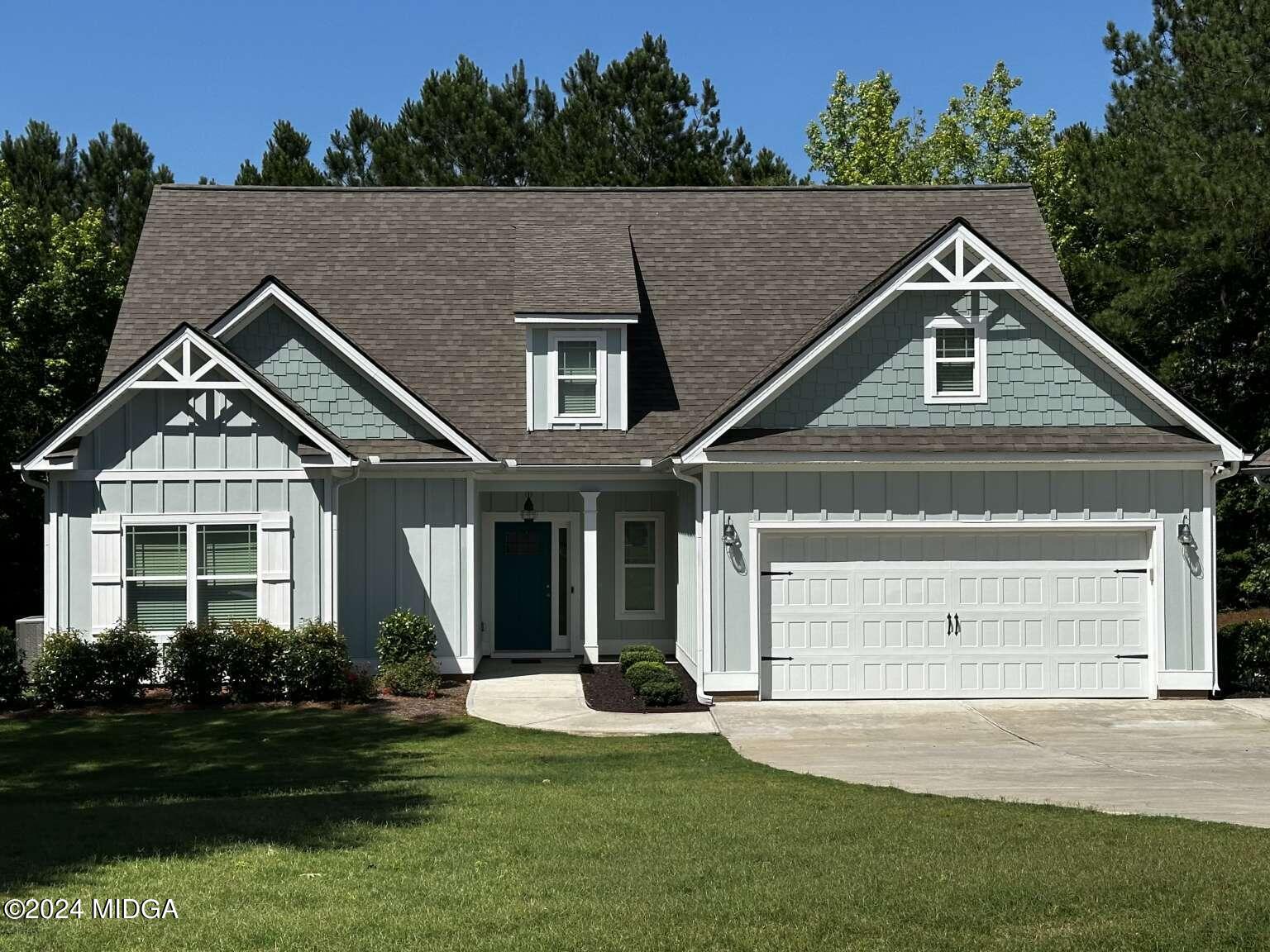 a house view with a outdoor space