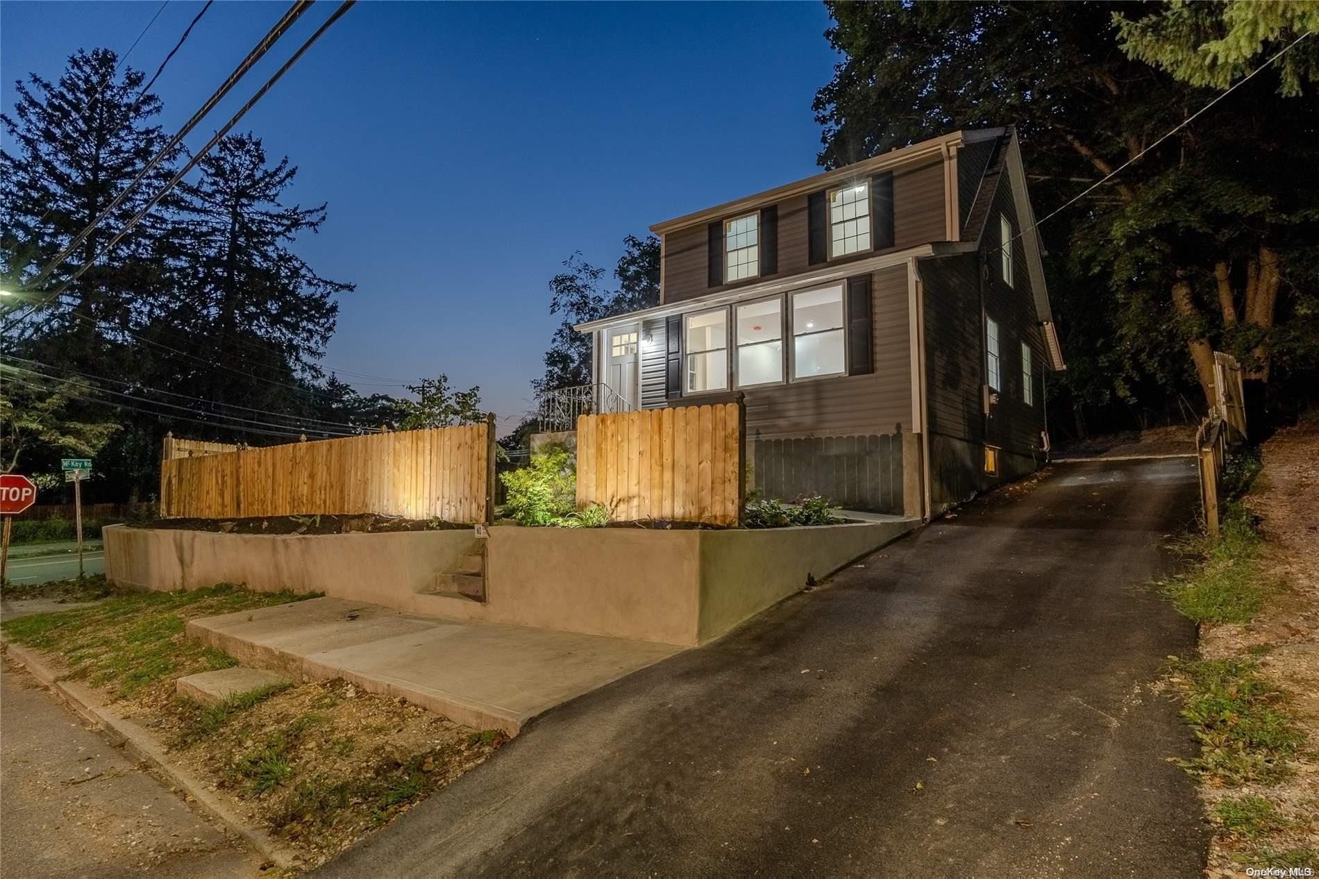 a backyard of a house